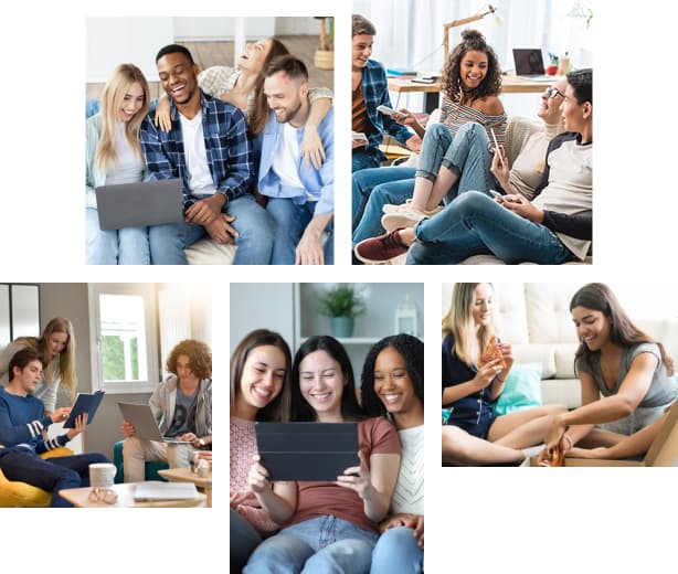Residents enjoying shared living at ShareMyRoom